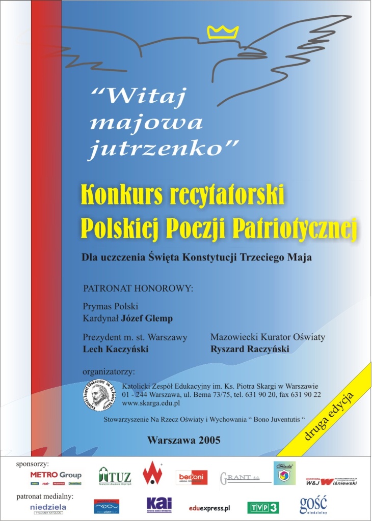 Konkurs Recytatorski Polskiej Poezji Patriotycznej - II edycja